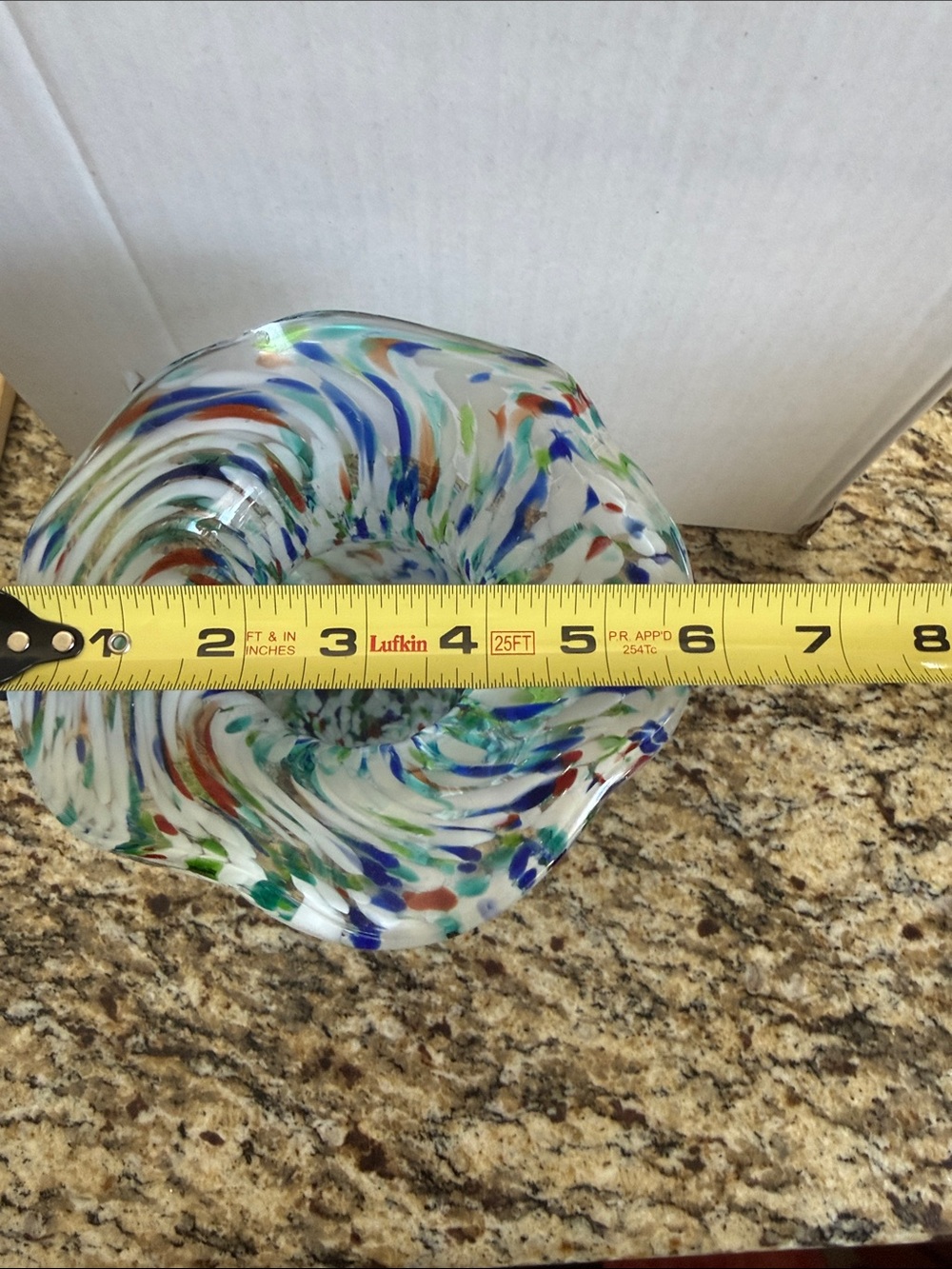 MCM colorful glass vase / Vintage Murano - Picture 5 of 5